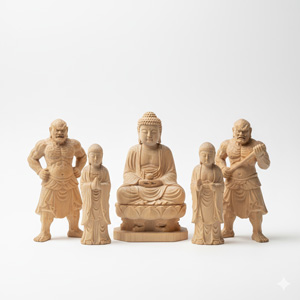 AIを用いた仏像の画像